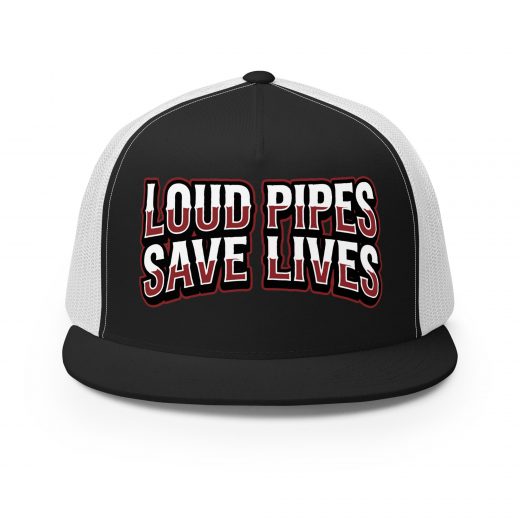 Trucker Cap „Loud Pipes Save Lives“ – Biker Cap mit Statement