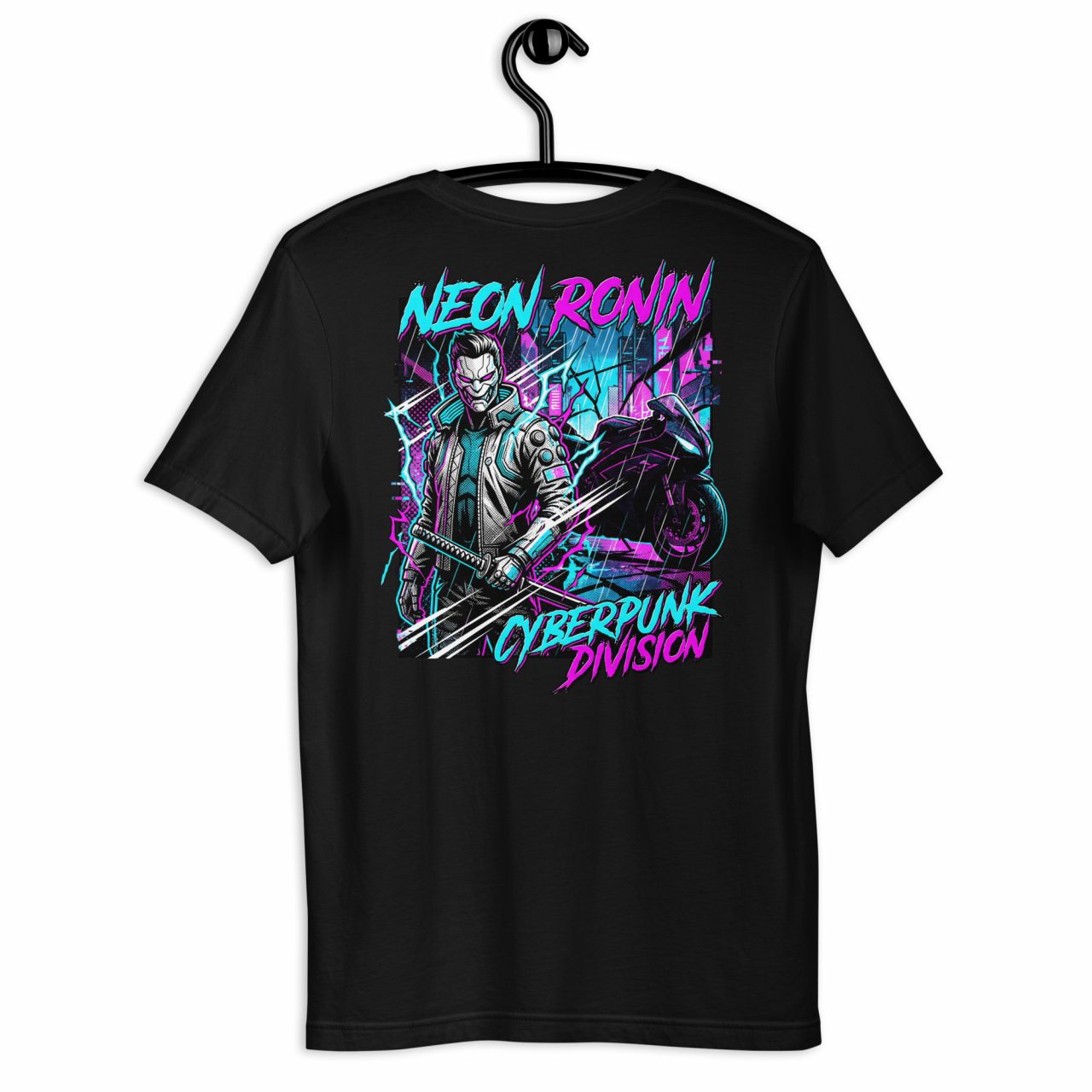 T-Shirt „Neon Ronin – Cyberpunk Division“