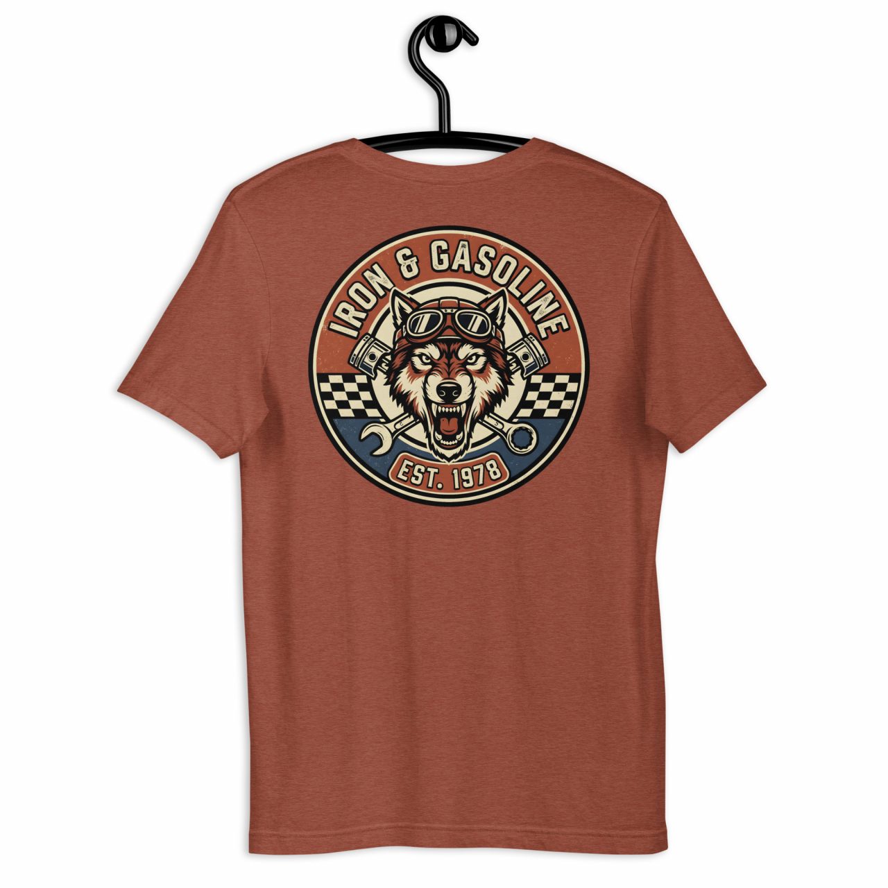 T-Shirt „Iron & Gasoline – Est. 1978“