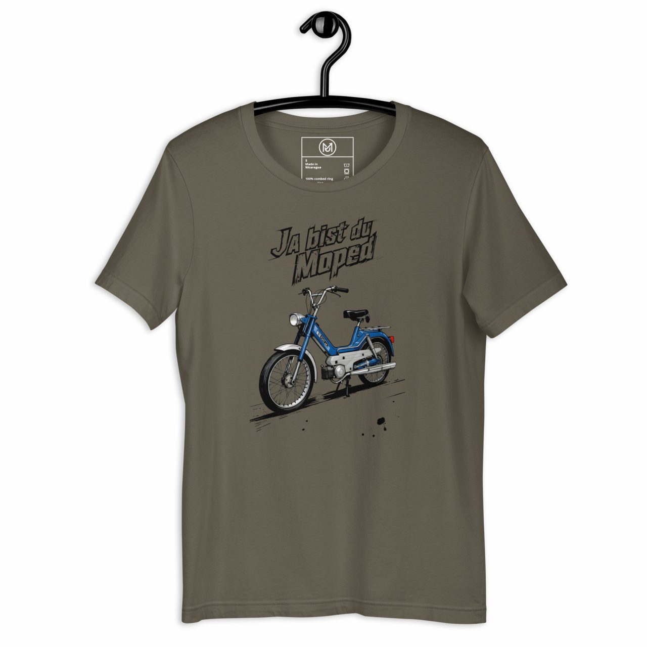 Moped T-Shirt – Klassischer Zweirad Frontprint im Retro Style