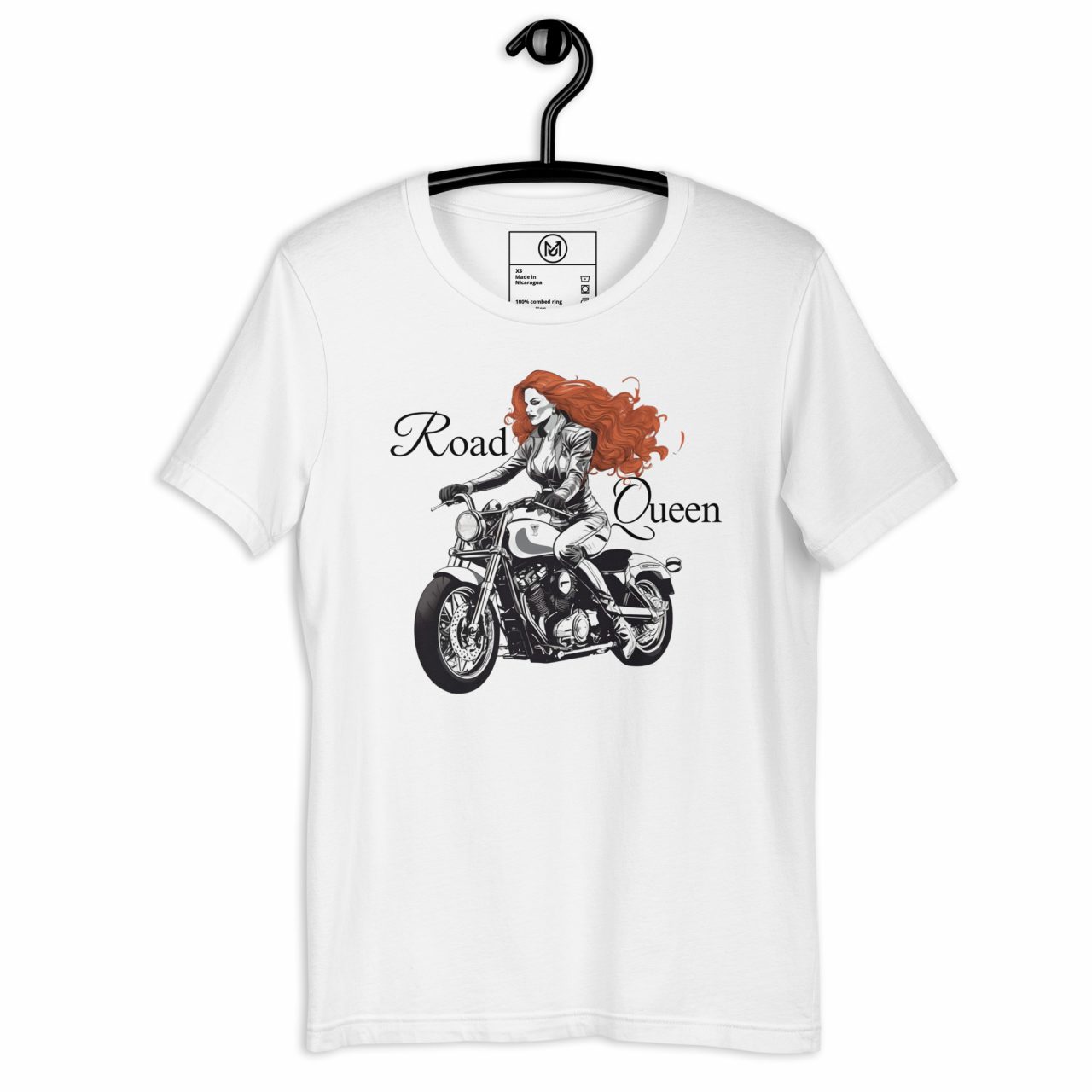 Biker T-Shirt „Road Queen“ – Front
