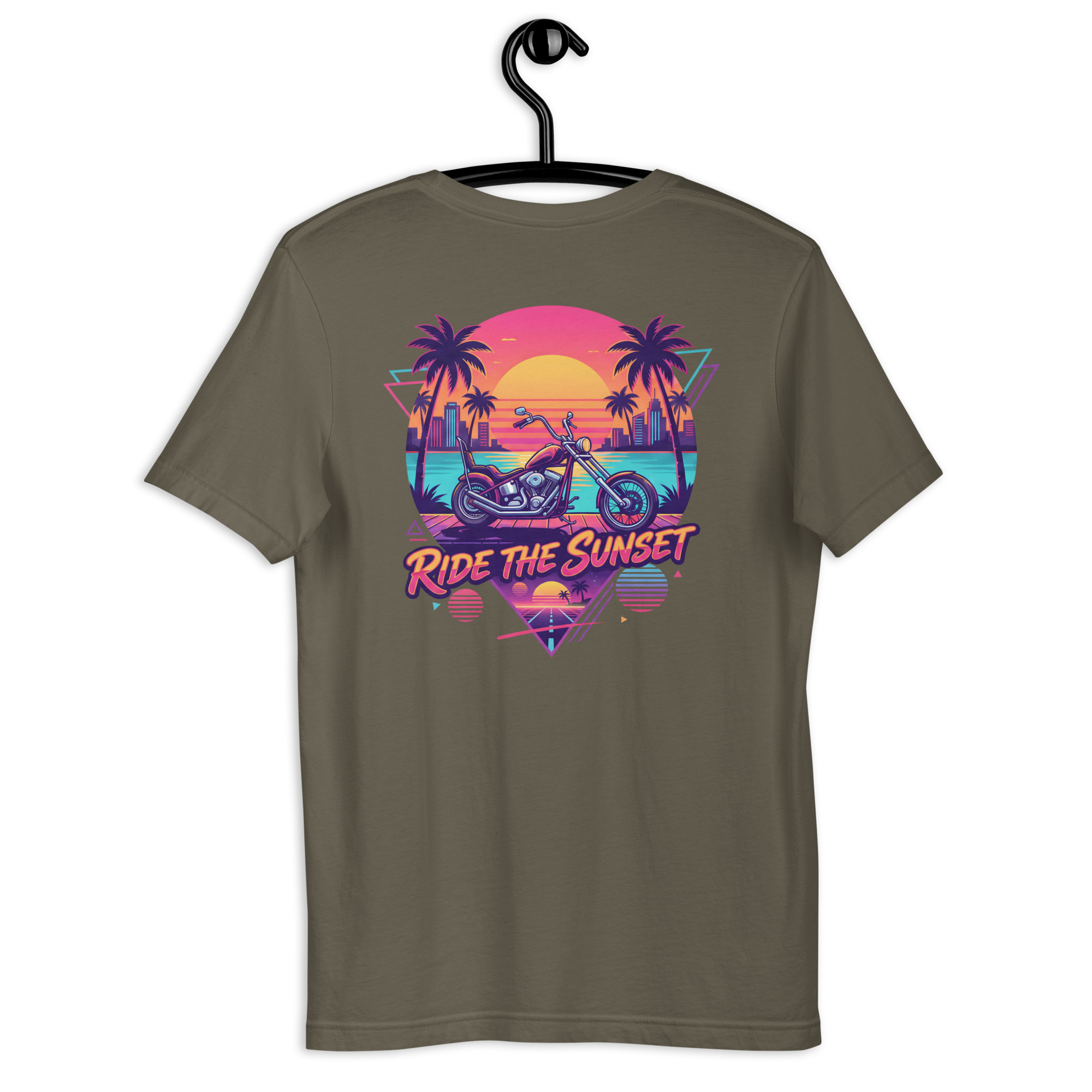 Ride the Sunset Motorrad T-Shirt – Bild 5