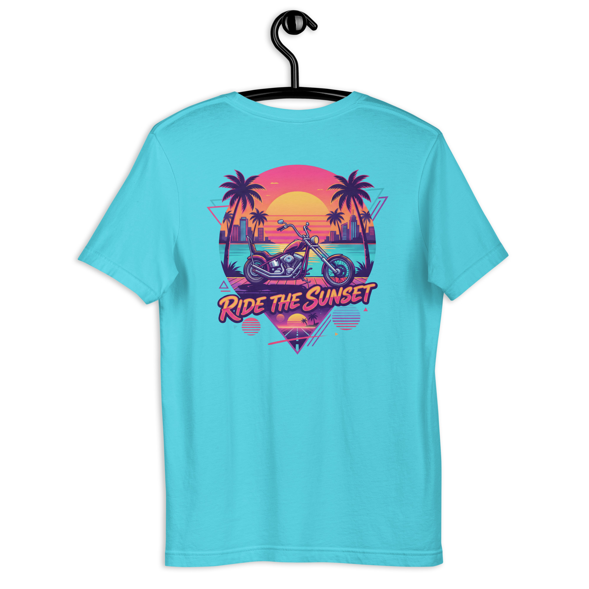 Ride the Sunset Motorrad T-Shirt