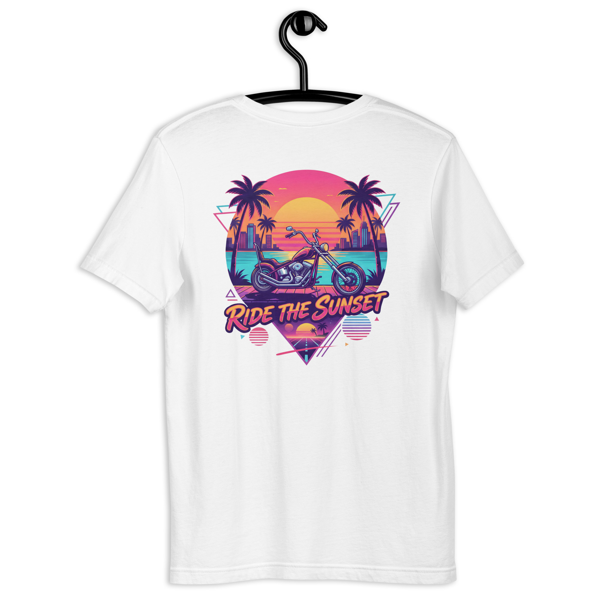 Ride the Sunset Motorrad T-Shirt – Bild 12