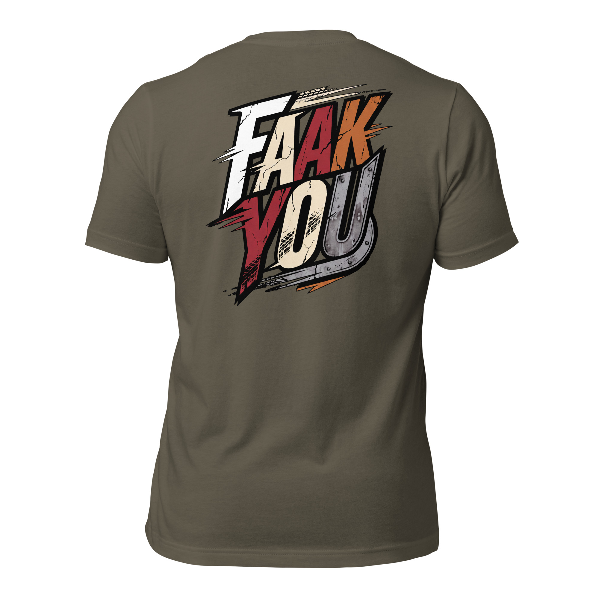 FAAK YOU Motorrad T-Shirt – Brustlogo & Backprint – Bild 4
