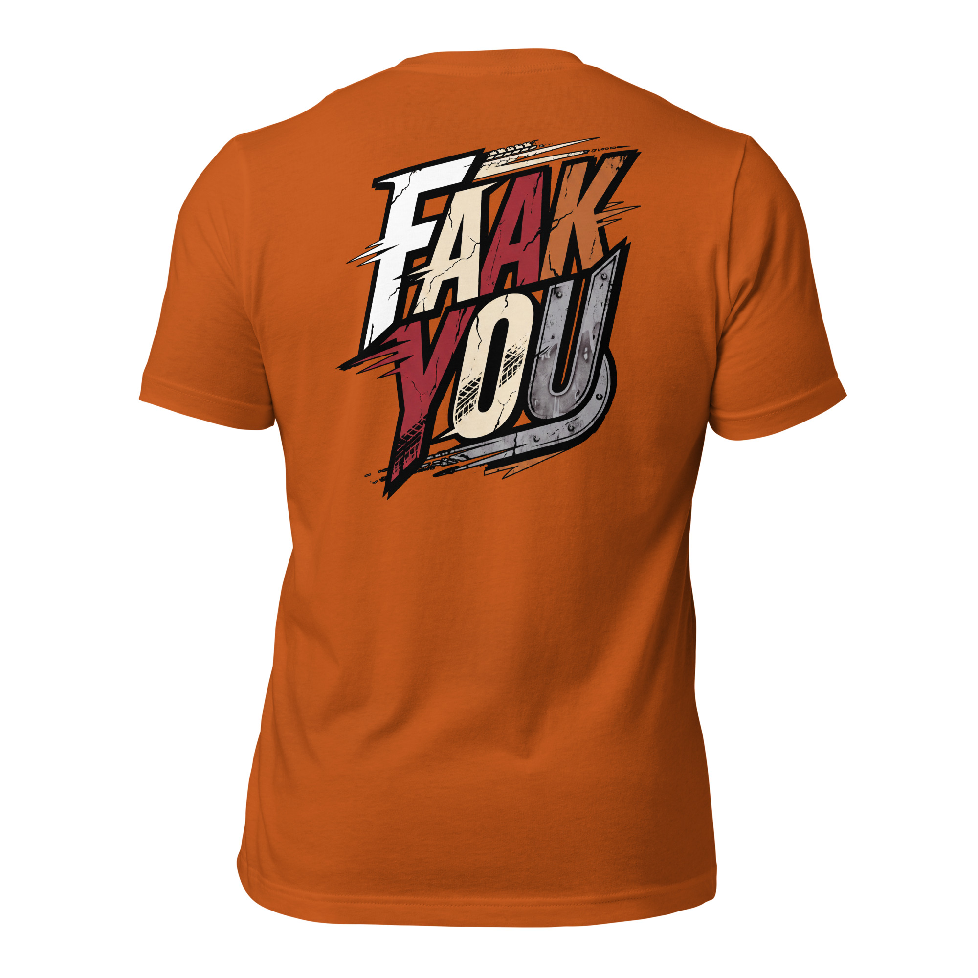 FAAK YOU Motorrad T-Shirt – Brustlogo & Backprint – Bild 6