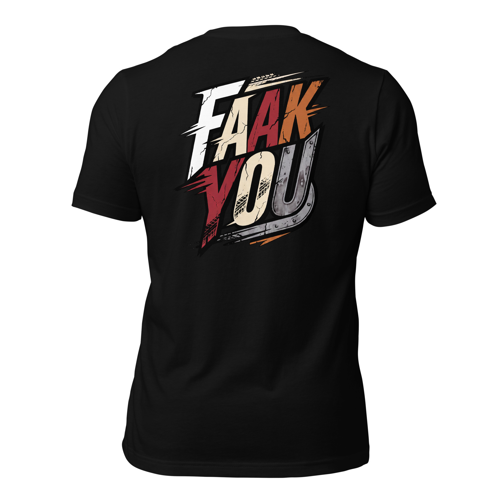 FAAK YOU Motorrad T-Shirt – Brustlogo & Backprint – Bild 2