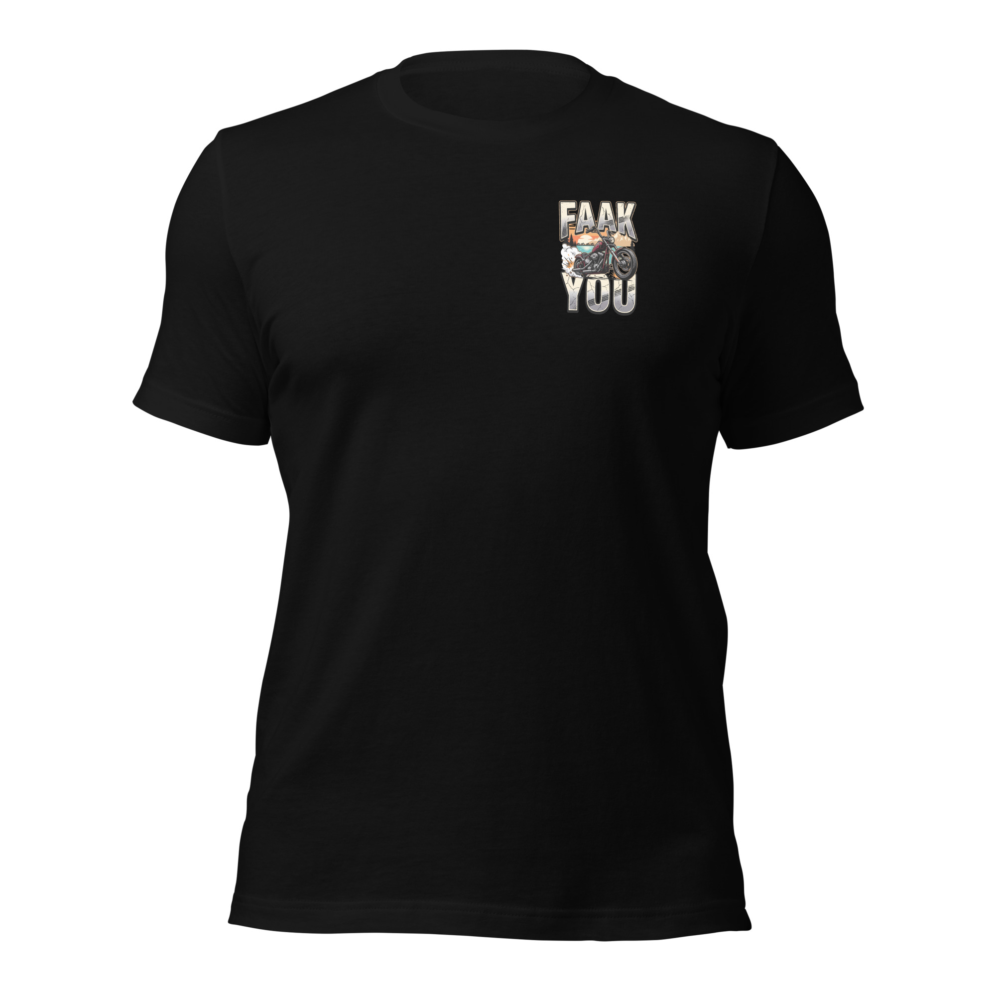 FAAK YOU Motorrad T-Shirt – European Bike Week Shirt mit Backprint & Brustlogo – Bild 2