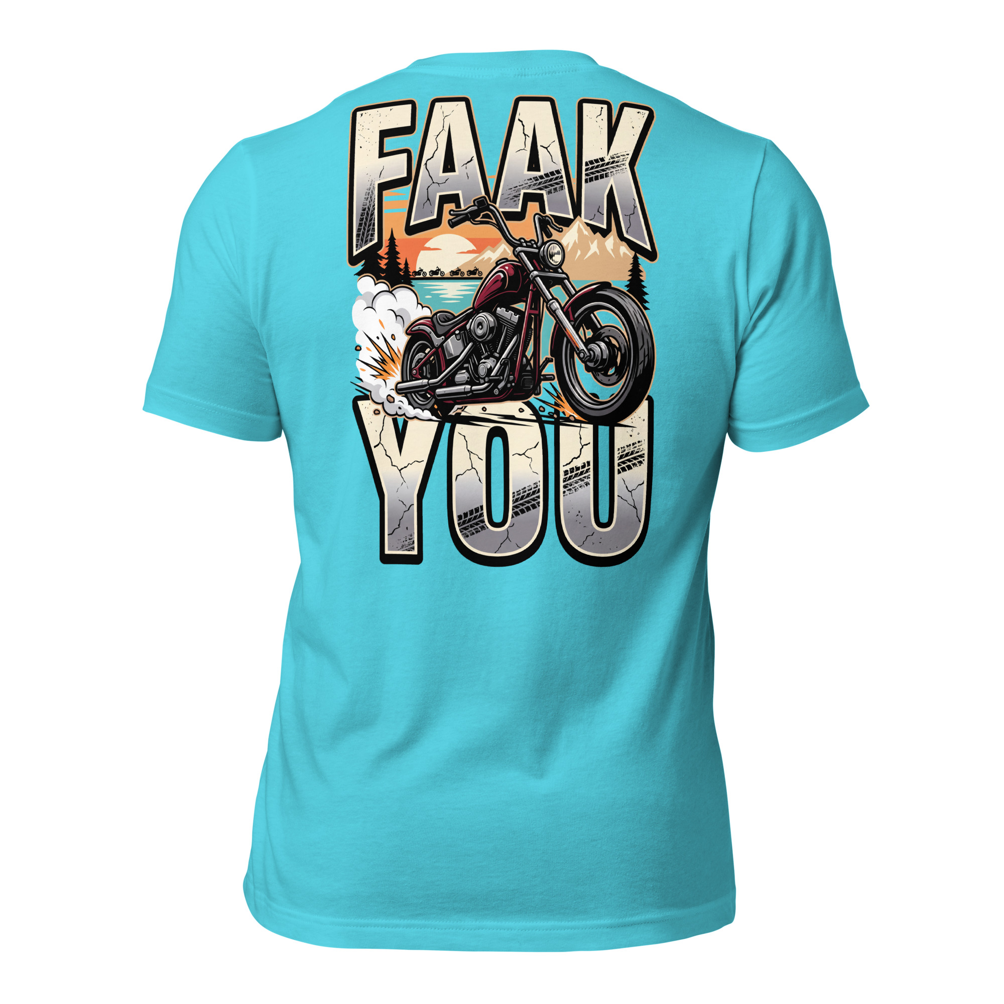 FAAK YOU Motorrad T-Shirt – European Bike Week Shirt mit Backprint & Brustlogo – Bild 8