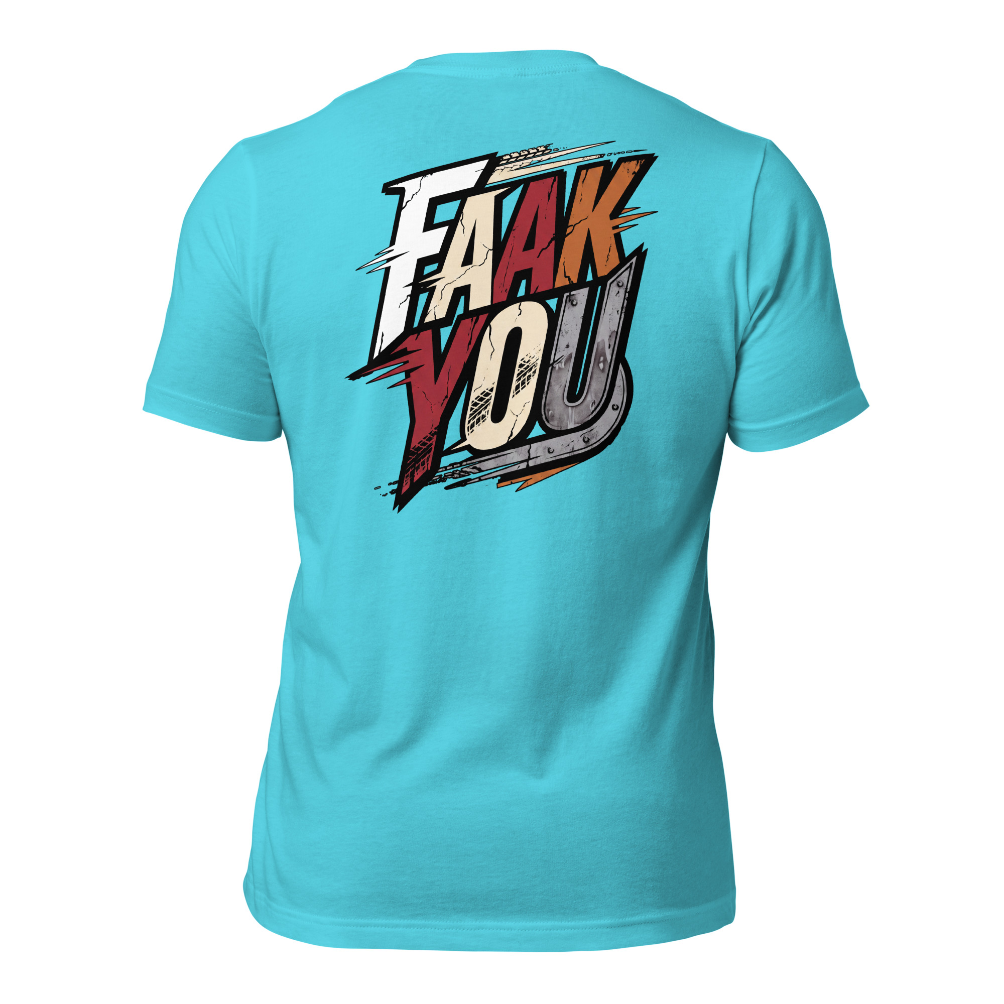 FAAK YOU Motorrad T-Shirt – Brustlogo & Backprint – Bild 8