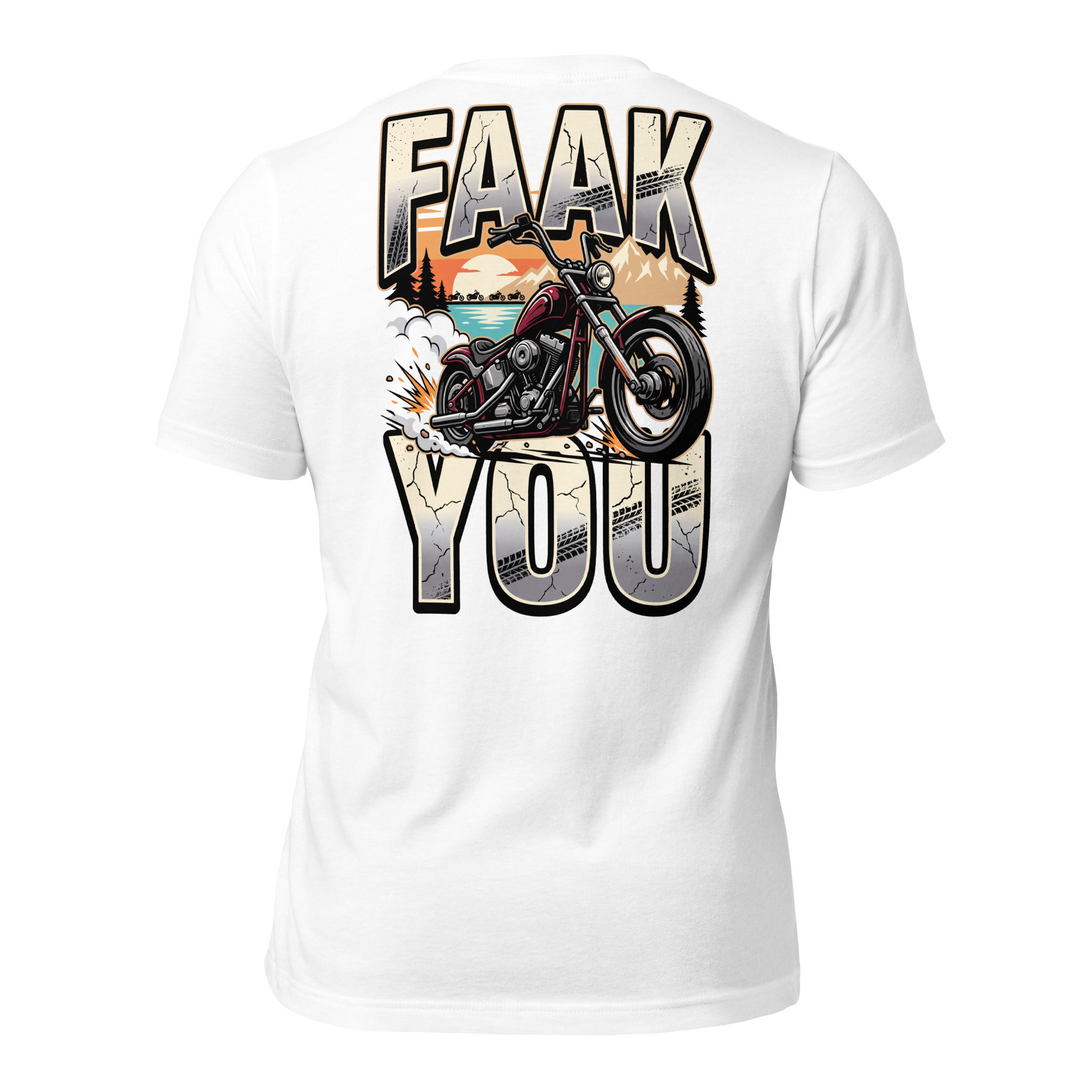 FAAK YOU Motorrad T-Shirt – European Bike Week Shirt mit Backprint & Brustlogo – Bild 12