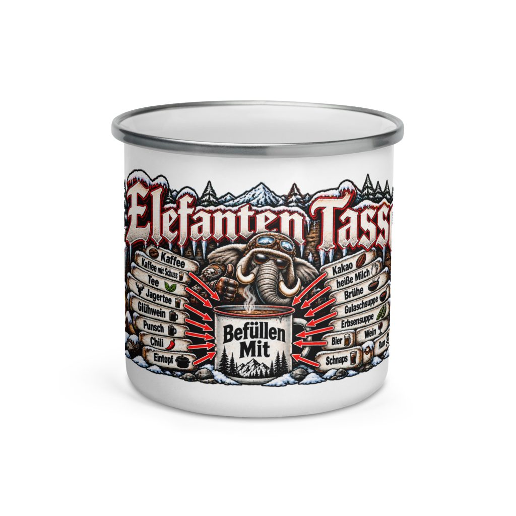 Elefanten Tasse – eine für alles