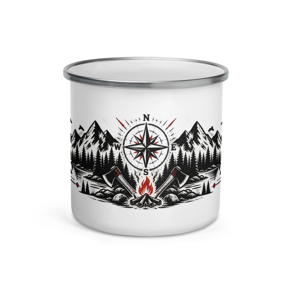 Outdoor Emaille Tasse – gemacht für Abenteuer draußen